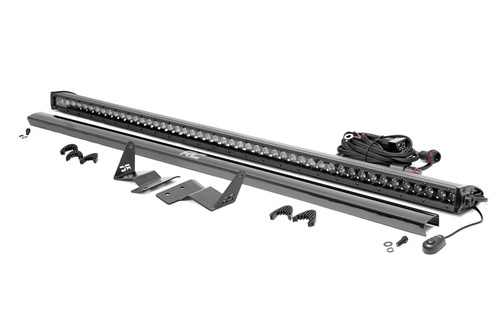 LED Light Upper Windshield 50" Black Single Row Ford Bronco (21-23) LED Light Upper Windshield 50" Black Single Row Ford Bronco (21-23)
