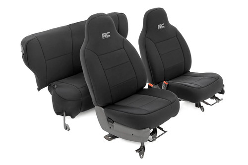Seat Covers | Non Detach Headrest FR and Rear | Jeep Cherokee XJ (84-96) - 91021A