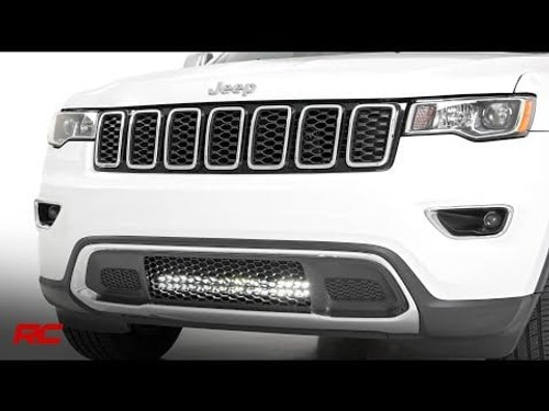 Jeep 20in LED Bumper Kit Black Series w/ Cool White DRL (11-20 WK2 Grand Cherokee)