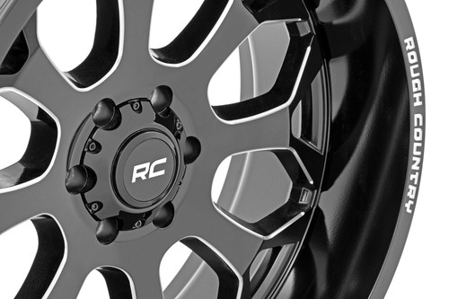 22X10 8X6.5 -19mm One-Piece Gloss Blk96 Series - Rough Country