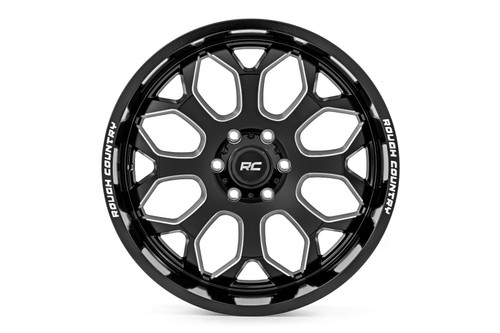 22X10 8X180 -19mm One-Piece Gloss Blk96 Series - Rough Country