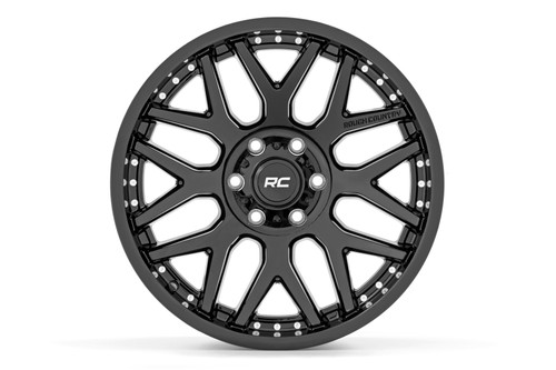 20X10 8X6.5 -19mm One-Piece Gloss Blk95 Series  95201010