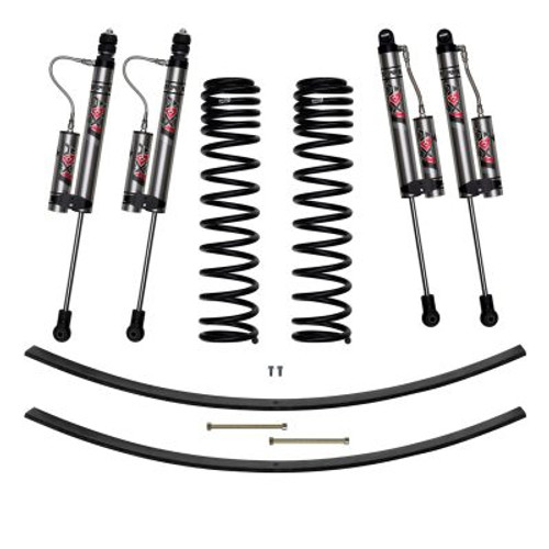 84-01 Jeep XJ 3in Suspension Lift Kit With ADX 20 Remote Reservoir Monotube Shocks - Skyjacker 84-01 Jeep XJ 3in Suspension Lift Kit With ADX 20 Remote Reservoir Monotube Shocks - Skyjacker