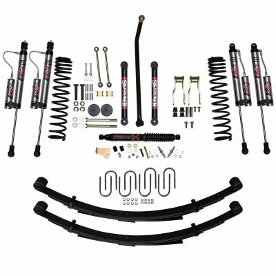 84-01 Jeep XJ 4.5in Suspension Lift System With ADX 20 Remote Reservoir Monotube Shocks - Skyjacker