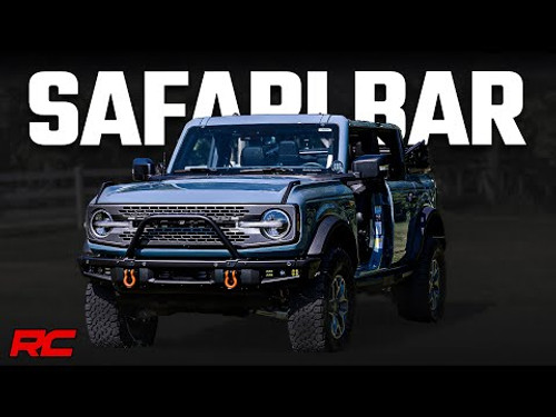 Safari Bar 12" LED Light Bar Black Dual Row OE Modular Steel Ford Bronco (21-23)