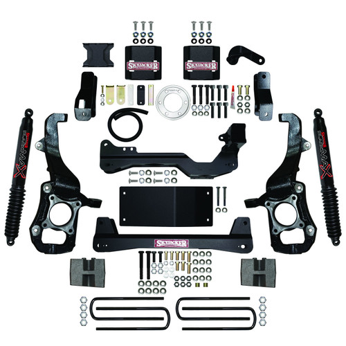 2021-2022 Ford F150 4WD6 in. Suspension Lift Kit With Black Max Shocks. - Skyjacker