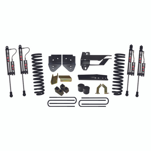17-22 Ford F350 Gas 4WD 4 in Suspension Lift Kit With ADX 2.0 Remote Reservoir Monotube Shocks - Skyjacker