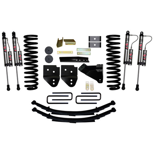 11-16 Ford F250 4WD Diesel 4 in. Suspension Lift System With 4 Link Conversion & ADX 2.0 Remote Reservoir Monotube Shocks - Skyjacker
