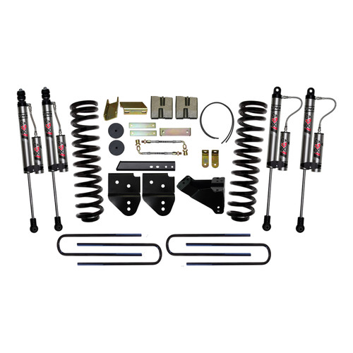 11-16 Ford F250 4WD Diesel 6 in. Suspension Lift Kit With 4Link Conversion & ADX 2.0 Remote Reservoir Monotube Shocks - Skyjacker