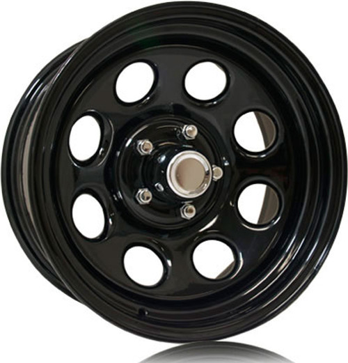 Discontinued-only 3 left! 15X10 5X4.75  3.75 BS TYPE 97 BLACK - Pro Comp Wheels