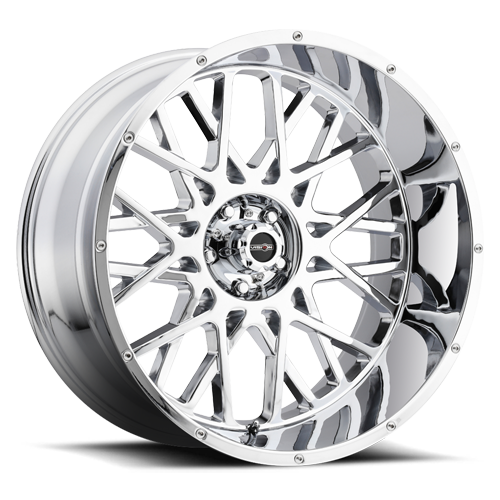 22x10 6x135 4.75BS Rocker Chrome - Vision Wheel