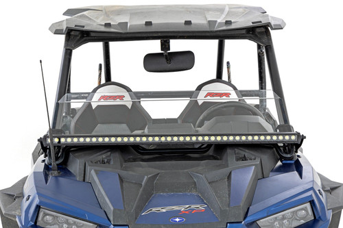 LED Light Kit Front Mount 40" Black Single Row Polaris RZR XP 1000 (2014-2021)