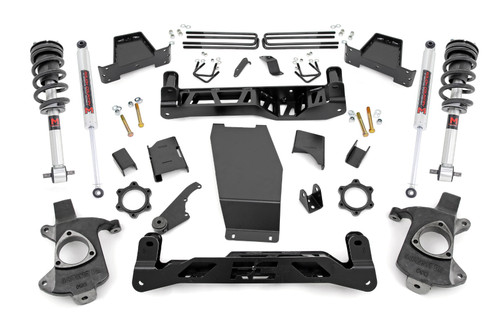 14-18 Chevy/GMC 1500 6in Lift Kit Alum/Stamp Steel M1 Struts/M1 