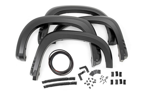 SF1 Fender Flares Chevy Silverado 1500 2WD/4WD (2019-2022) Black