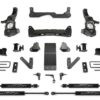 20-23 Chevy/GMC 3500HD 4WD 4" Lift Kit w/Stealth Shocks - Fabtech 