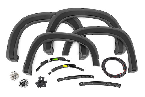 22-23 Chevy 1500 Silver Pocket Fender Flares 