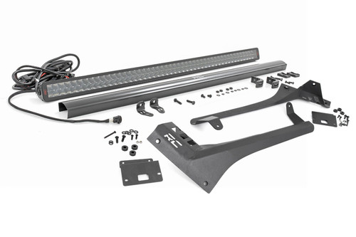 JEEP JL/JT 50IN LED UPPER WINDSHIELD MOUNT W/ 50IN DUAL ROW Spectrum SERIES 