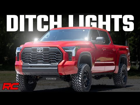 22-23 Toyota Tundra Spectrum Pair Spot LED Light Ditch Mount 