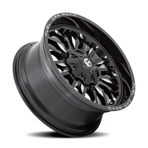 22x10 8x165.1 4.79BS Gls Blk Milled D795 Arc