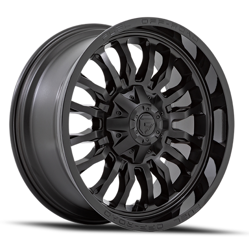 22x12 6x135/6x5.5 4.77BS Matte Blk W/Gls Blk D796 Arc