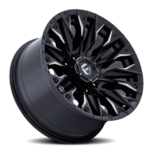 20x9 8x180 5.04BS Gls Blk Milled D803 Flame