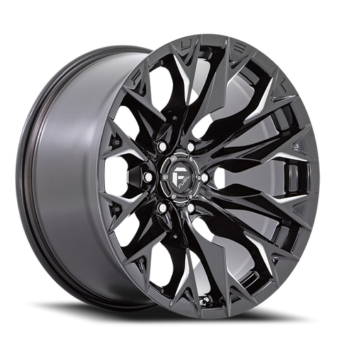20x9 6x5.5 5.79BS Gls Blk Milled D803 Flame