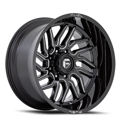 22x12 8x180 4.77BS Gls Blk Milled D807 Hurricane