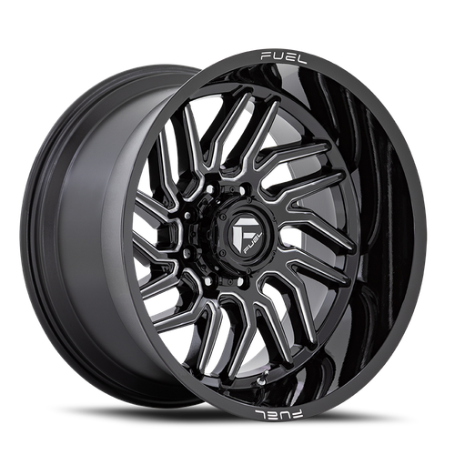 22x12 6x5.5 4.77BS Gls Blk Milled D807 Hurricane