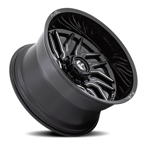 20x9 6x135 5.04BS Gls Blk Milled D807 Hurricane
