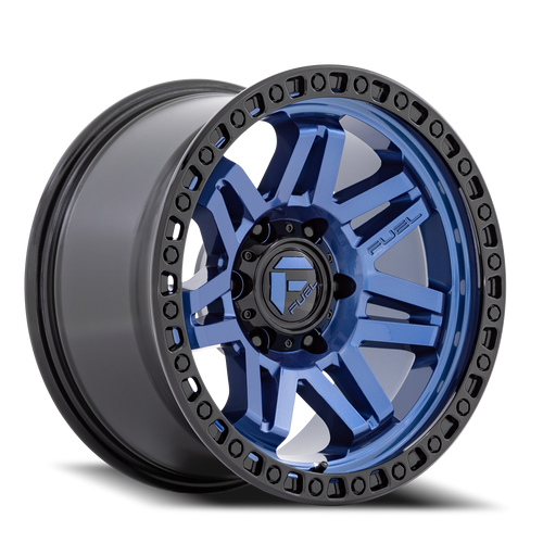 17x9 6x5.5 4.53BS Dark Blue W/Blk Ring D813 Syndicate