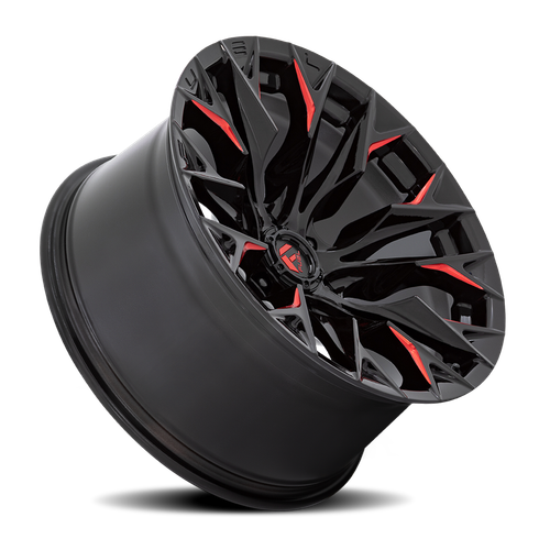 22x10 6x135 4.79BS Gls Blk Milled W/Candy Red D823 Flame