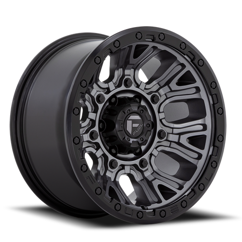 20x10 8x165.1 4.79BS Matte Gunmetal W/Blk Ring D825 Traction