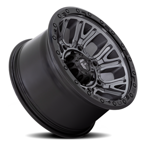 20x10 8x165.1 4.79BS Matte Gunmetal W/Blk Ring D825 Traction