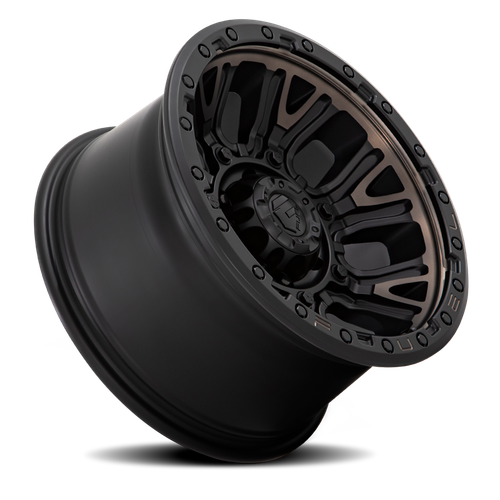 17x9 5x127 4.53BS Matte Blk W/ Dark Tint D824 Traction