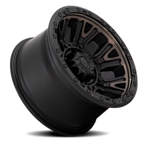 17x9 6x5.5 5.04BS Matte Blk W/ Dark Tint D824 Traction