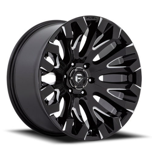 20x9 6x5.5 5.04BS Gls Blk Milled D828 Quake