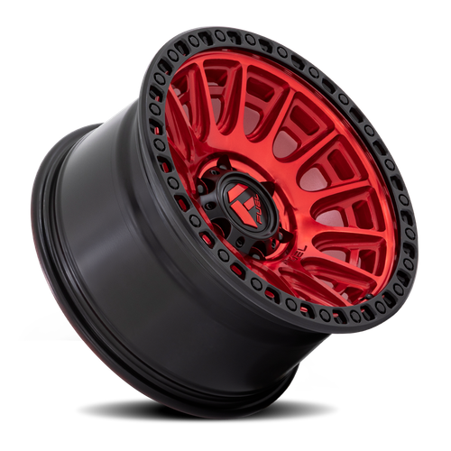 17x9 6x5.5 4.53BS Candy Red W/Blk Ring D834 Cycle