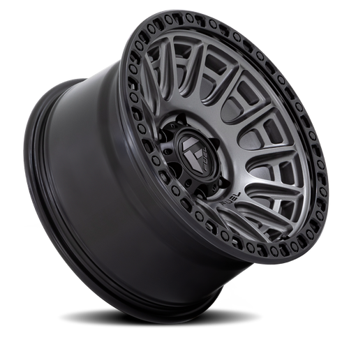 20x9 6x5.5 5.04BS Matte Gunmetal W/Blk Ring D835 Cycle