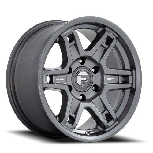 18x8.5 5x127 4.16BS Matte Gunmetal D838 Slayer
