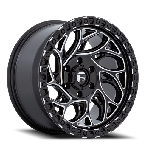 15x8 5x139.7 3.75BS Gls Blk Milled D840 Runner Or