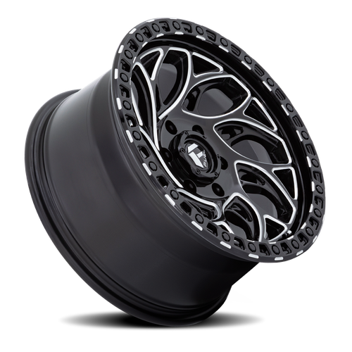 18x9 6x5.5 5.04BS Gls Blk Milled D840 Runner Or
