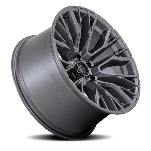 17x9 6x5.5 4.53BS Matte Gunmetal D848 Rebar