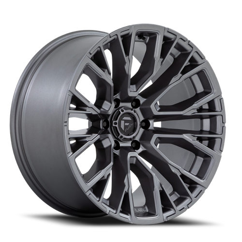 17x9 6x114.3 5.04BS Matte Gunmetal D848 Rebar