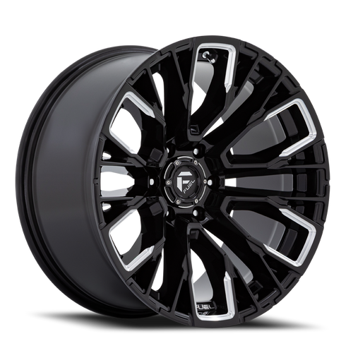 20x9 6x135 5.79BS Gls Blk Milled D849 Rebar
