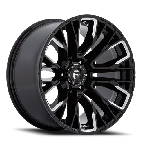 20x9 6x135 5.79BS Gls Blk Milled D849 Rebar