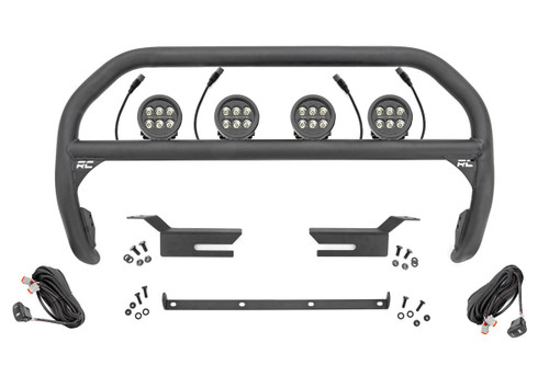21-23 Ford Bronco 4WD Nudge Bar 3.5in Round Led (x4) 