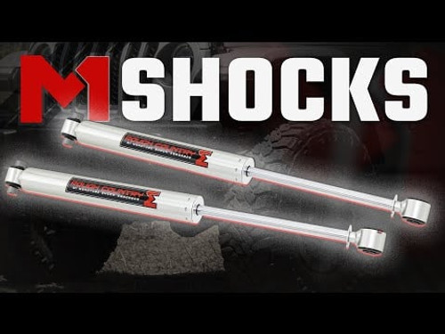 94-02 Dodge 2500 6.5-8in M1 Monotube Rear Shocks - Rough Country 