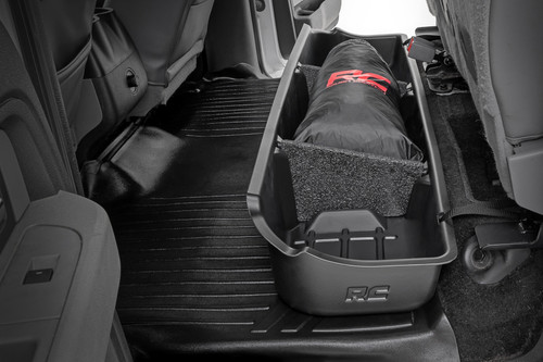 09-14 Ford F150 Super Crew Underseat Storage 09-14 Ford F150 Super Crew Underseat Storage