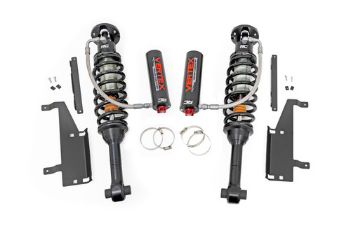 2021-2023 Ford Bronco 3.5in Vertex 2.5 Adjustable Coilovers Rear - Rough Country 