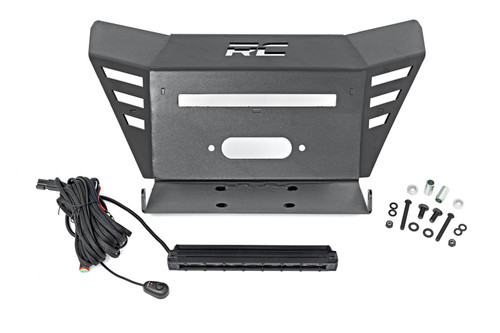 Honda Pioneer 520 10" Black Slimline Winch Plate Only 